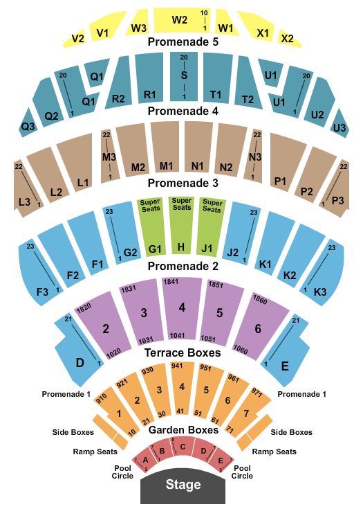Hollywood Bowl Cyndi Lauper Seating Chart